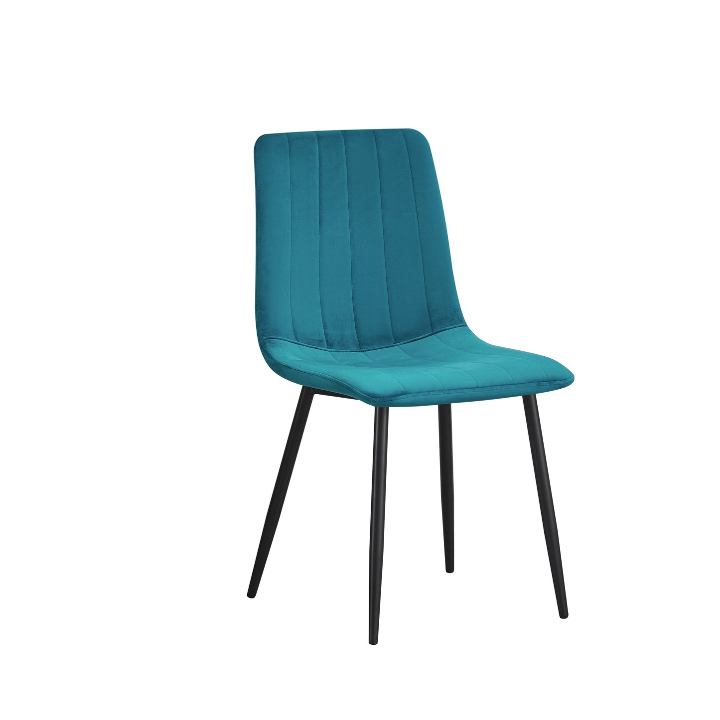 MOF Milan Velvet Dining Chair Teal (Set of x1, x2, x4 Chairs)