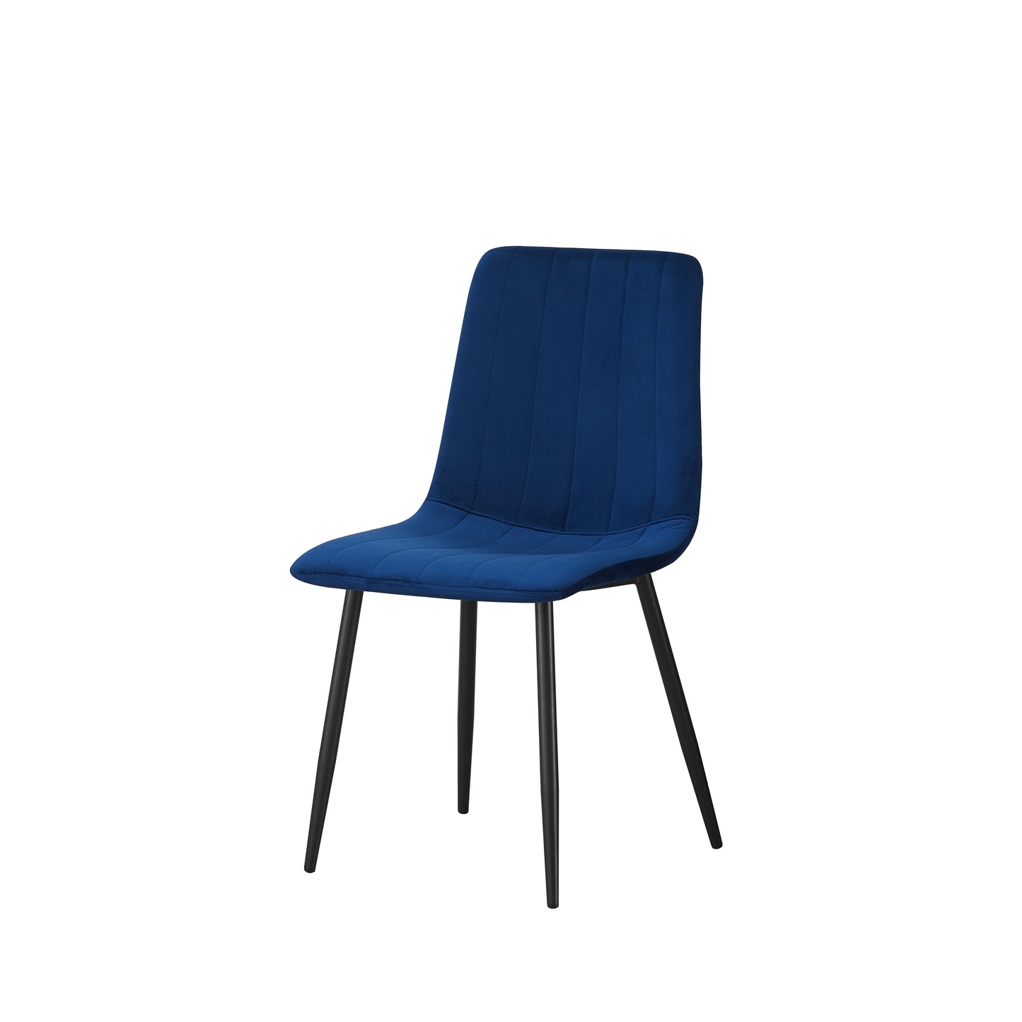 MOF Milan Velvet Dining Chair Navy (Set of x1, x2, x4 Chairs)