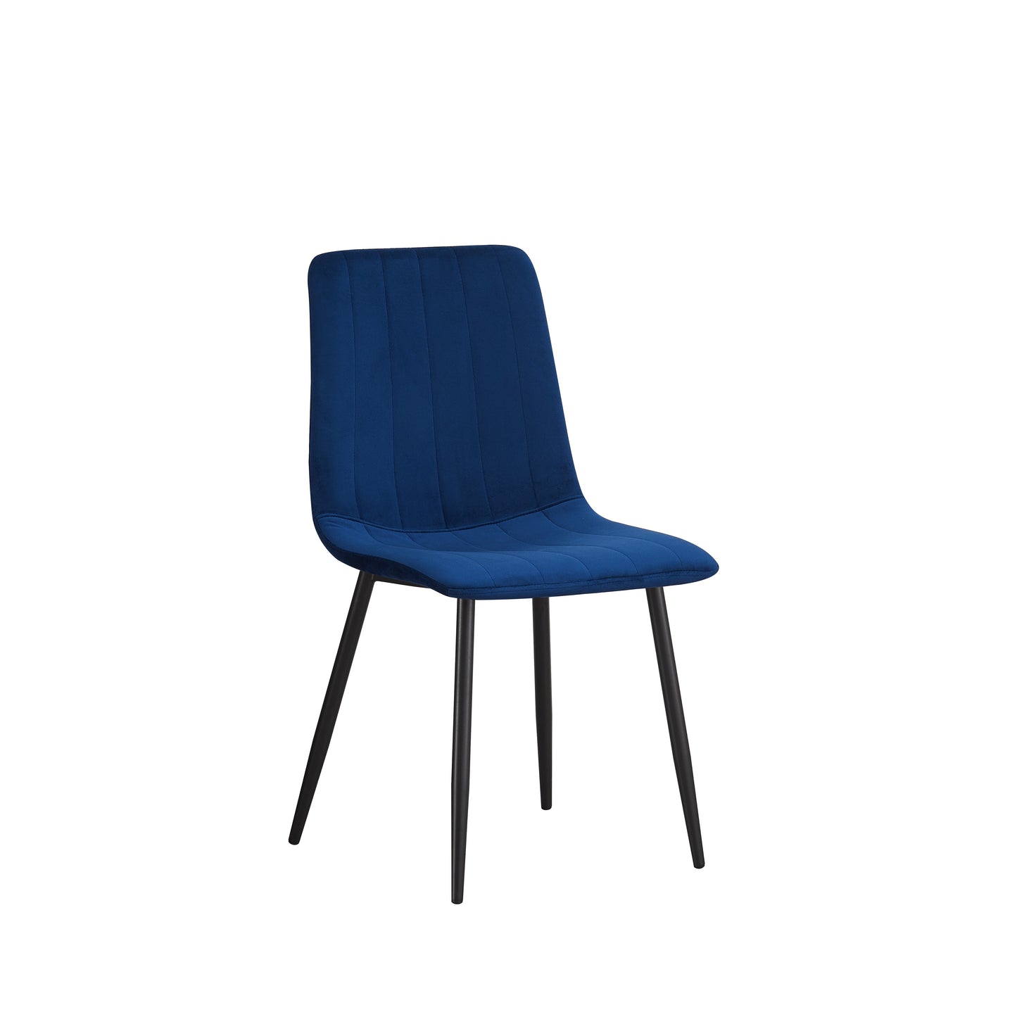 MOF Milan Velvet Dining Chair Navy (Set of x1, x2, x4 Chairs)