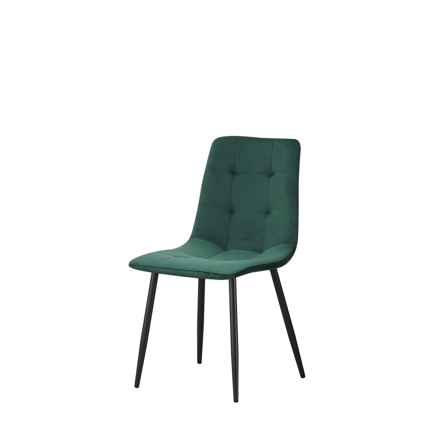 MOF Florence Velvet Dining Chair Green (Set of x1, x2, x4 Chairs)
