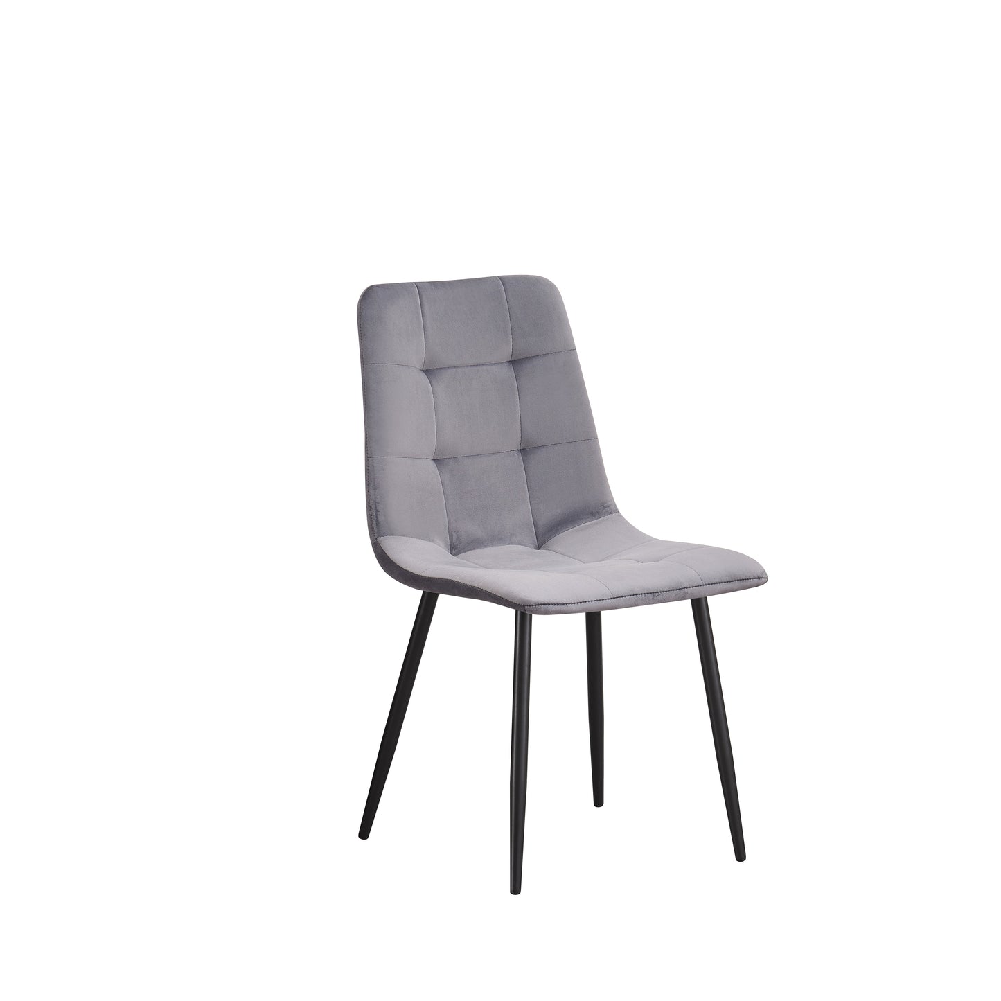 MOF Florence Velvet Dining Chair Grey (Set of x1, x2, x4 Chairs)