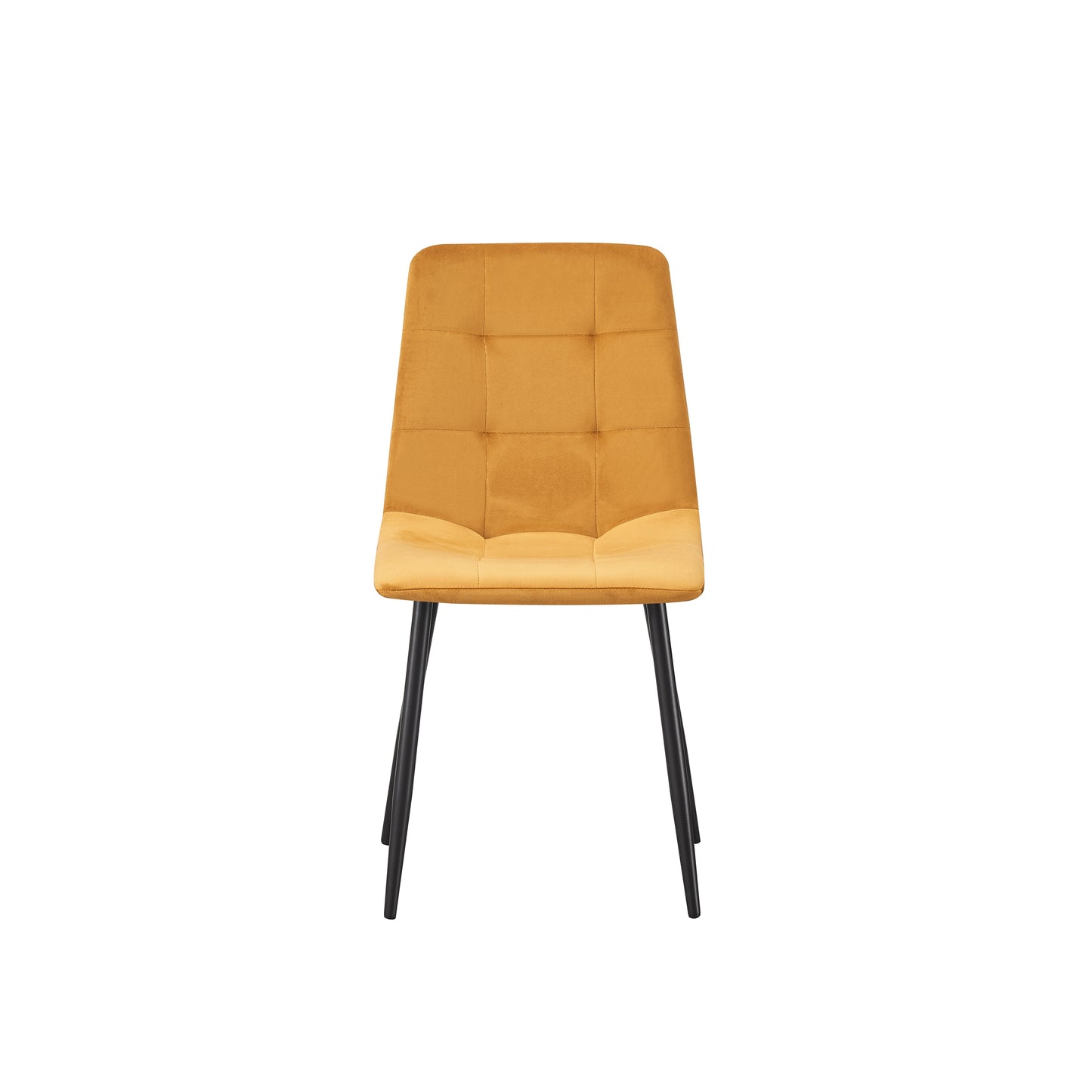 MOF Florence Velvet Dining Chair Yellow (Set of x1, x2, x4 Chairs)