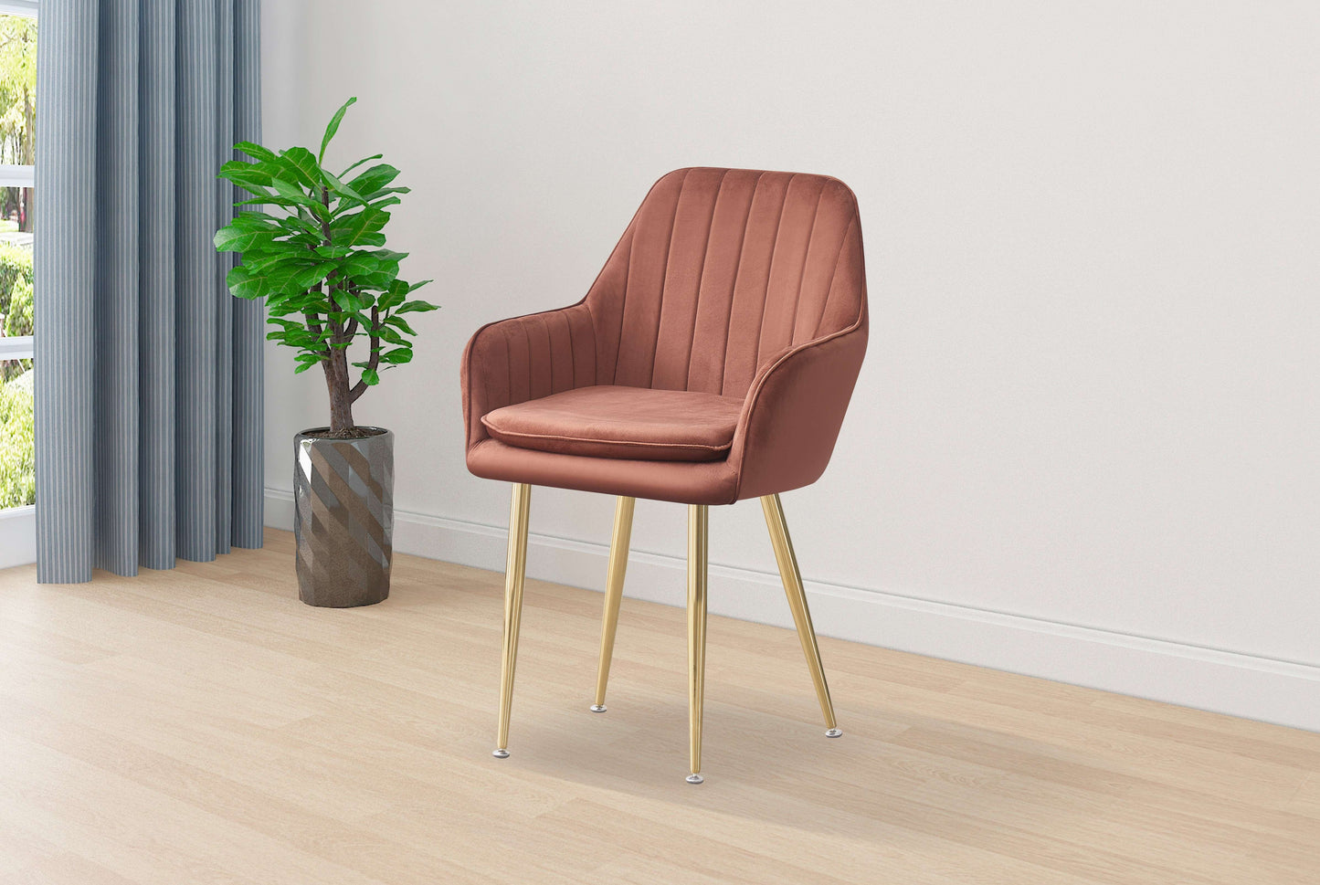 Luxury French Velvet Dining Chair T05 Single Chair