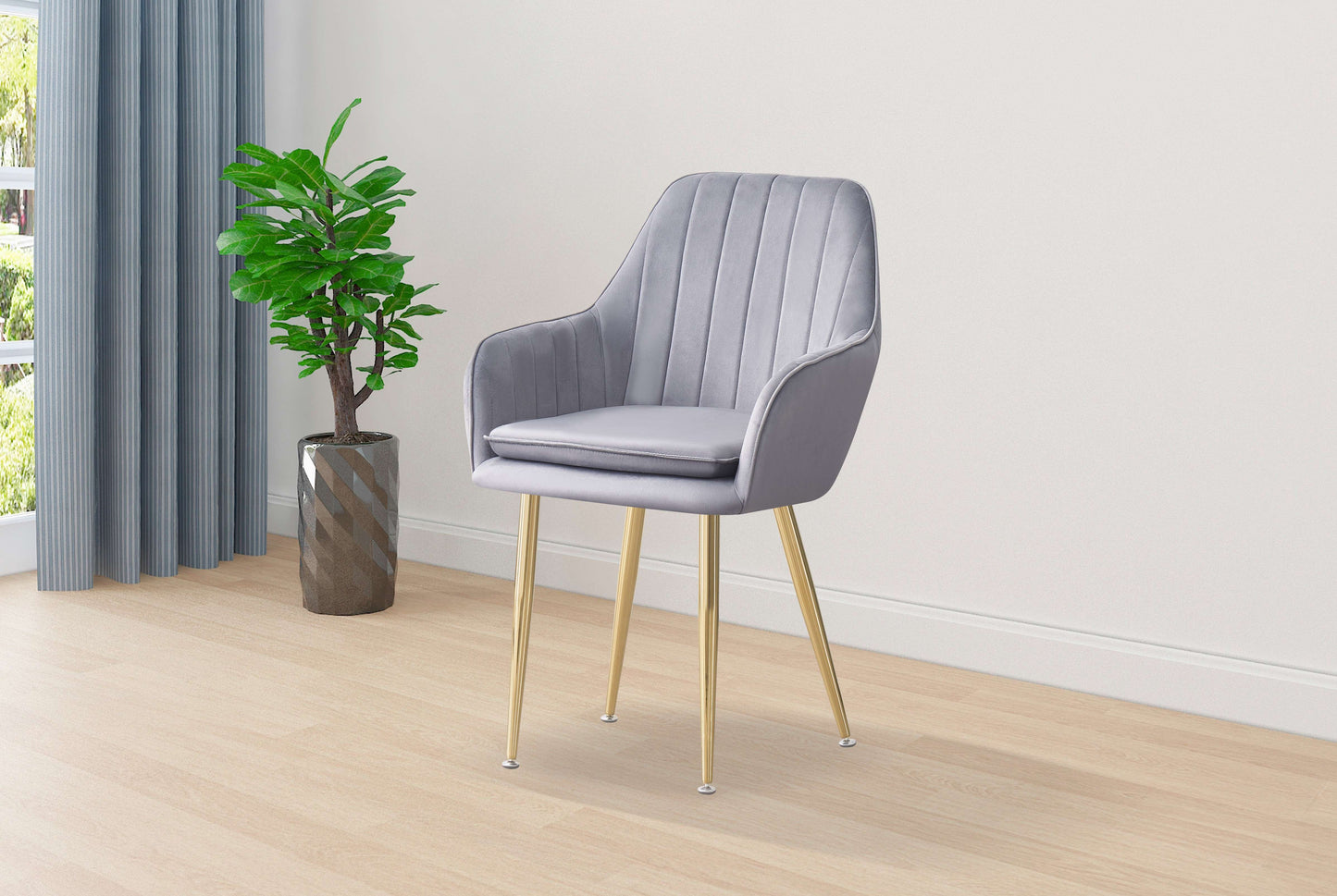 Luxury French Velvet Dining Chair T05 Single Chair