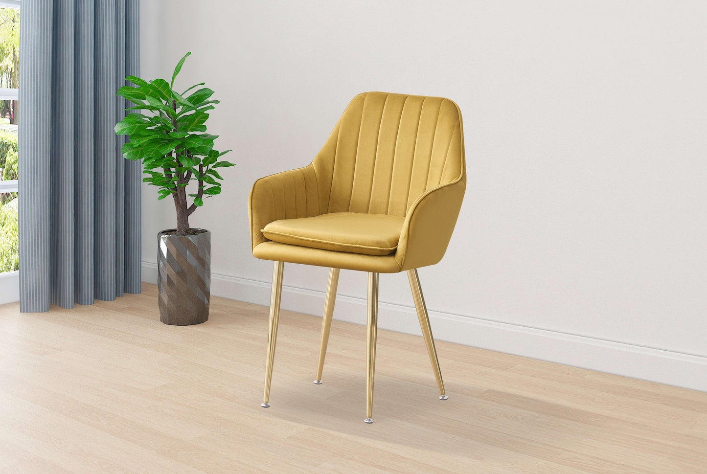Luxury French Velvet Dining Chair T05 Single Chair