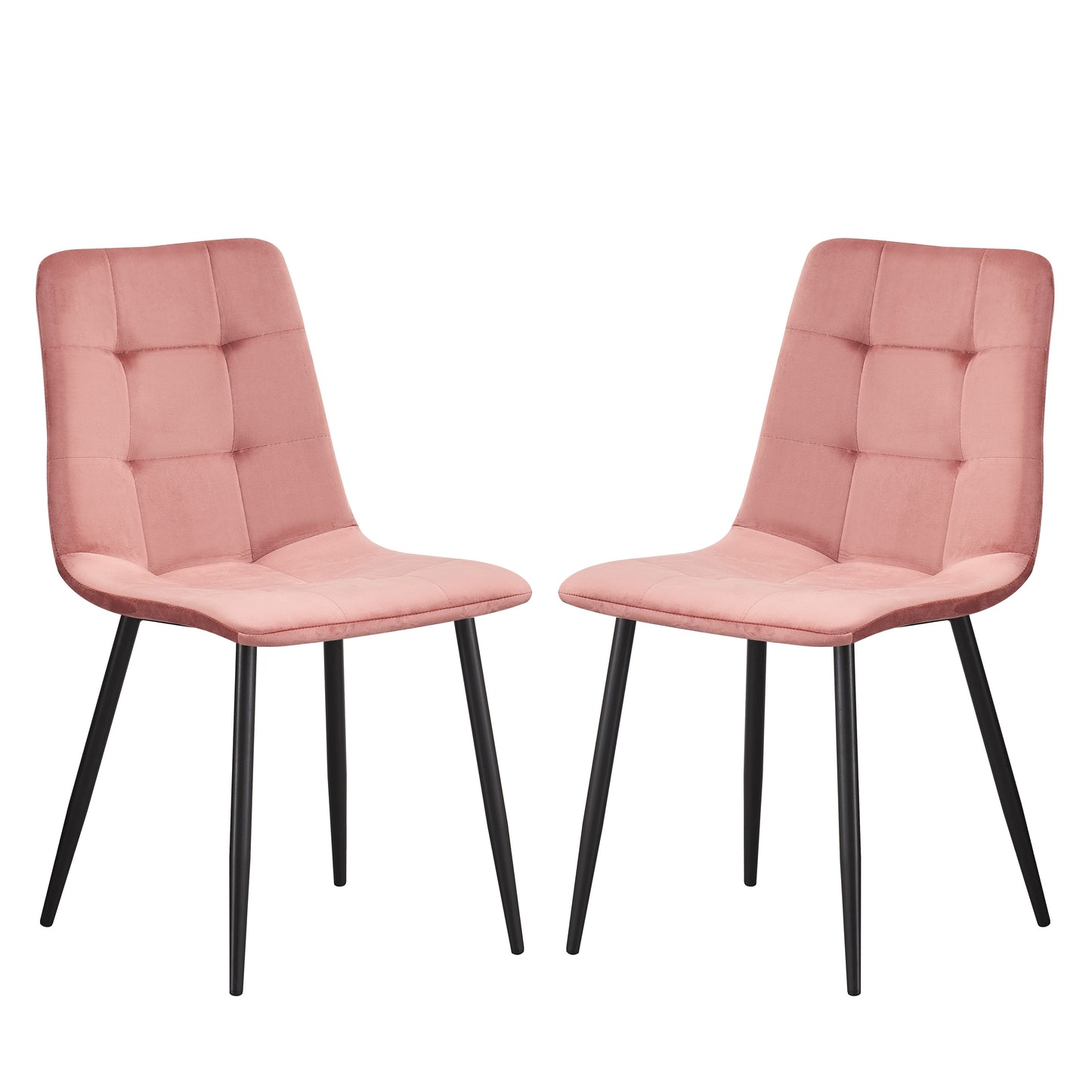 MOF Florence Velvet Dining Chair Pink (Set of x1, x2, x4 Chairs)