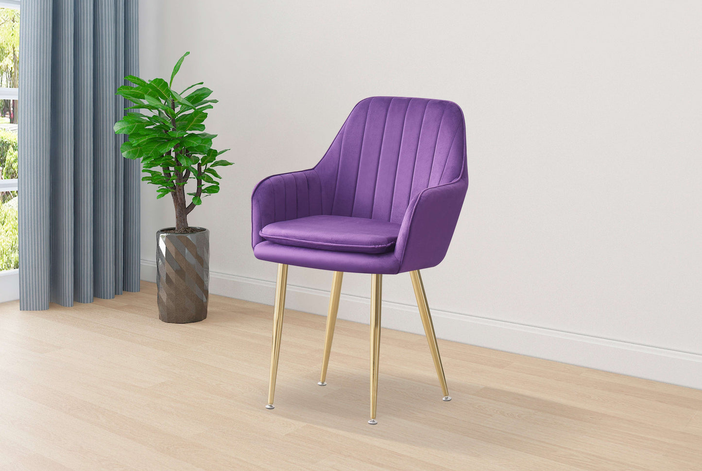 Luxury French Velvet Dining Chair T05 Single Chair