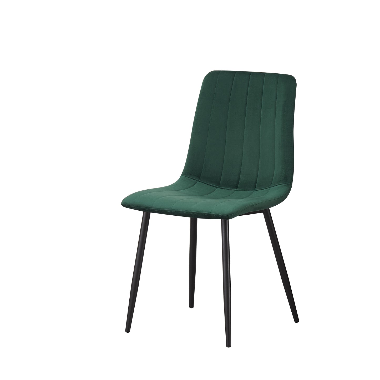 MOF Milan Velvet Dining Chair Green (Set of x1, x2, x4 Chairs)