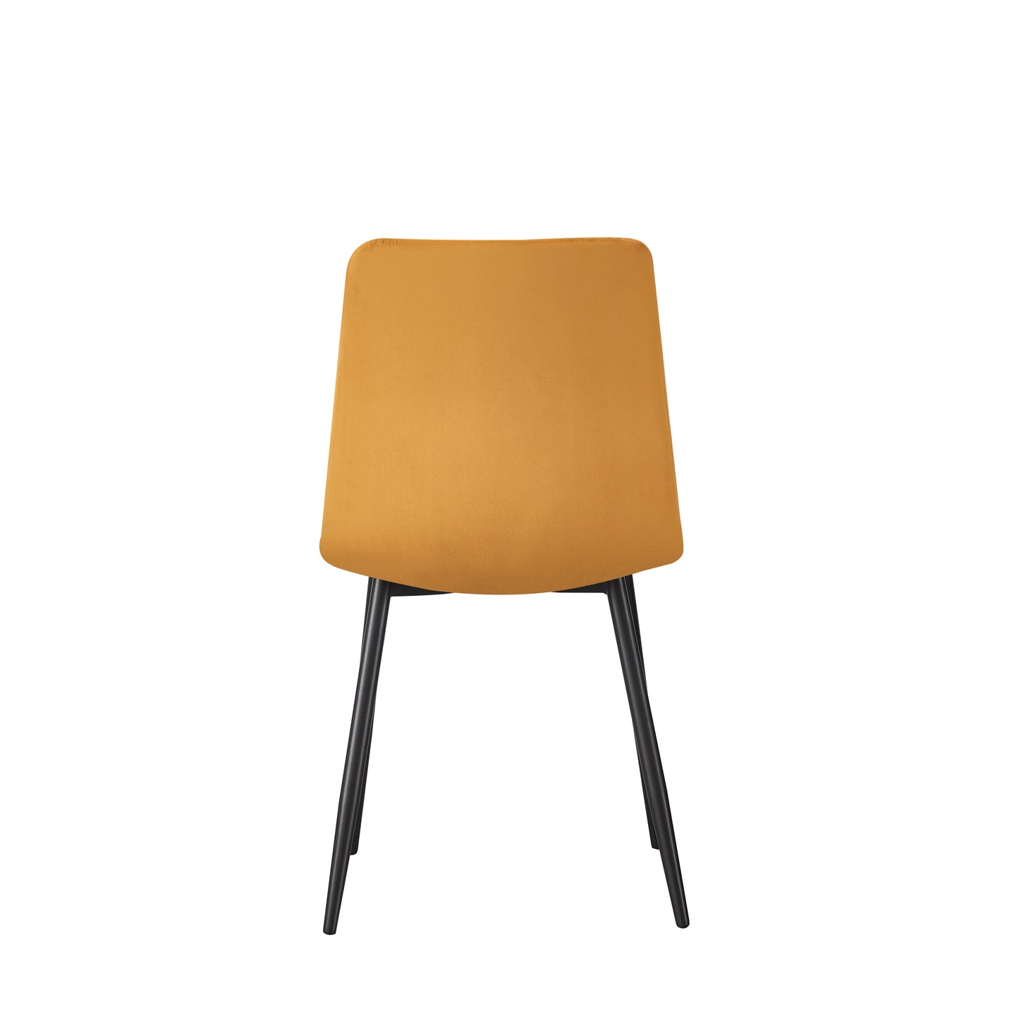 MOF Milan Velvet Dining Chair Yellow (Set of x1, x2, x4 Chairs)