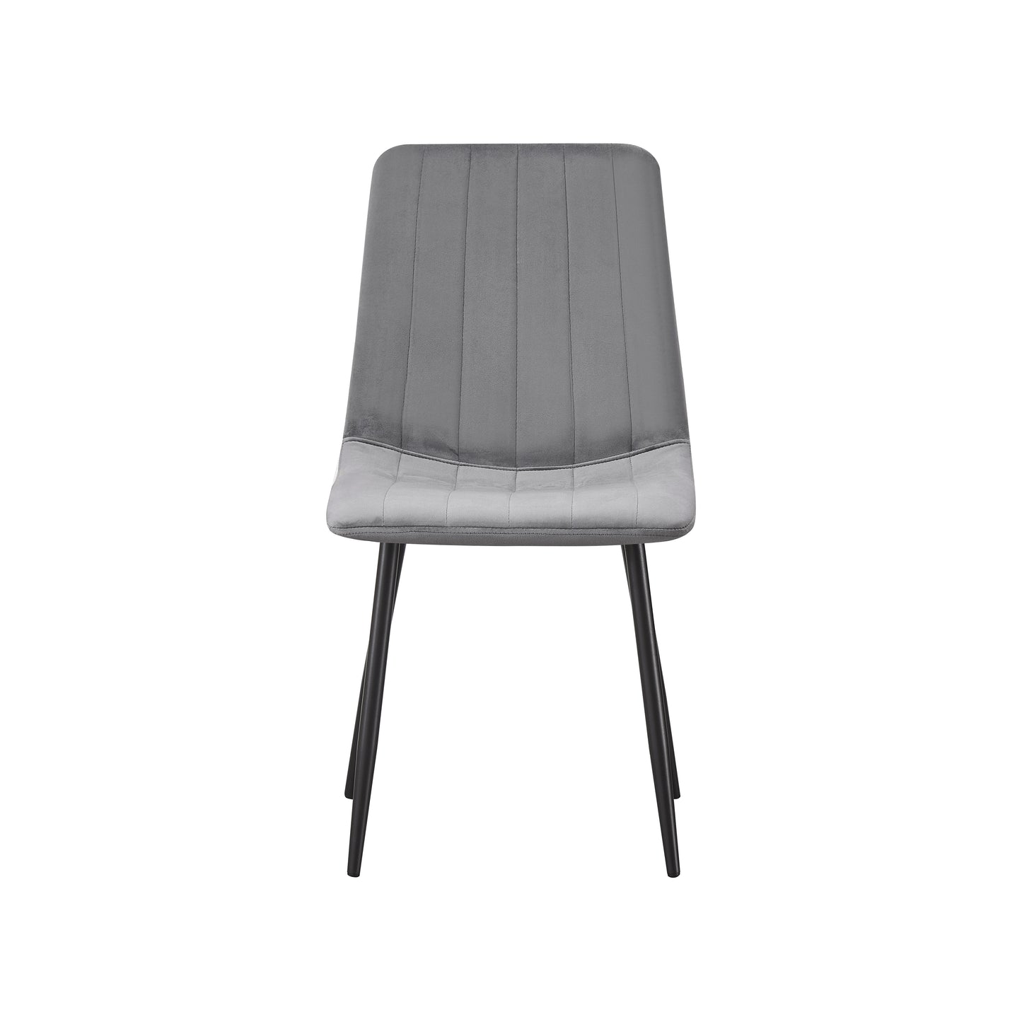 MOF Milan Velvet Dining Chair Grey (Set of x1, x2, x4 Chairs)