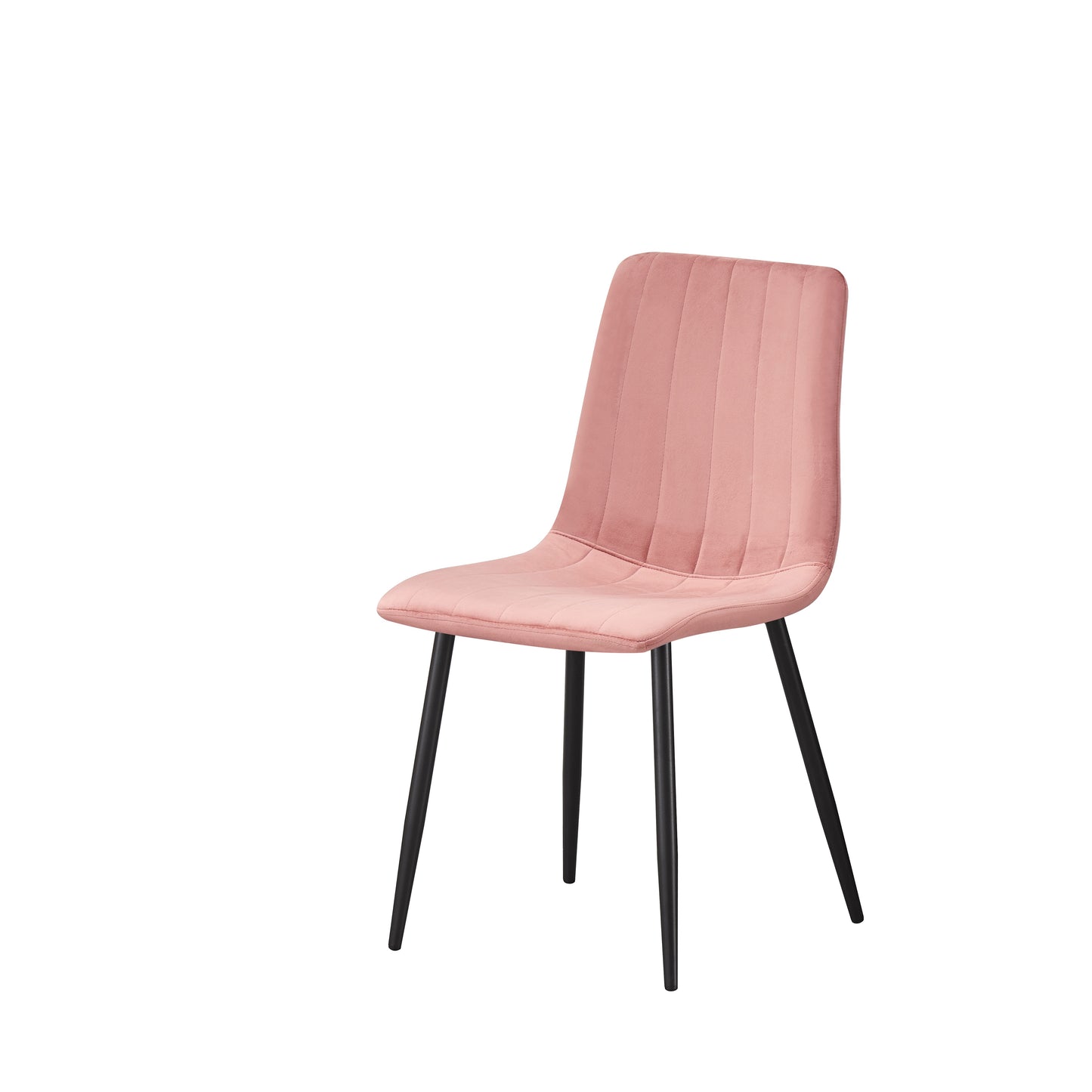 MOF Milan Velvet Dining Chair Pink (Set of x1, x2, x4 Chairs)