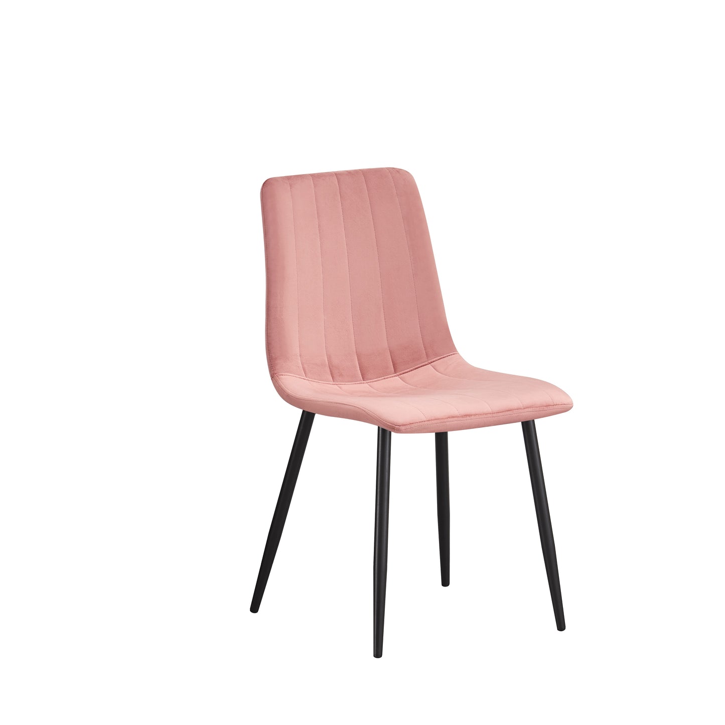 MOF Milan Velvet Dining Chair Pink (Set of x1, x2, x4 Chairs)