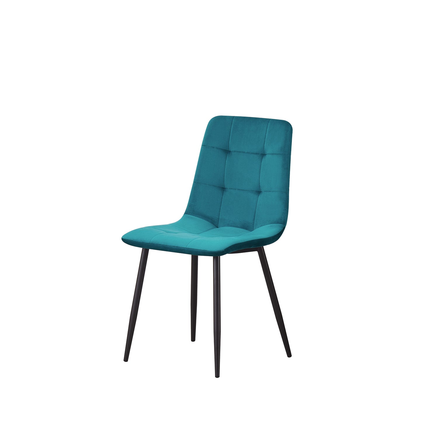 MOF Florence Velvet Dining Chair Teal (Set of x1, x2, x4 Chairs)