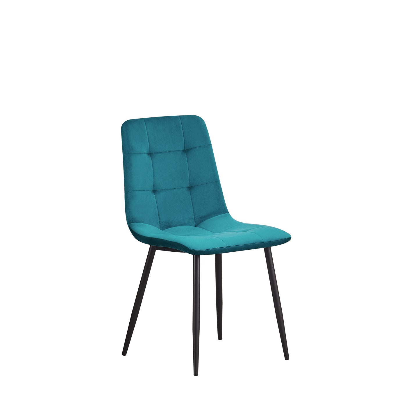 MOF Florence Velvet Dining Chair Teal (Set of x1, x2, x4 Chairs)