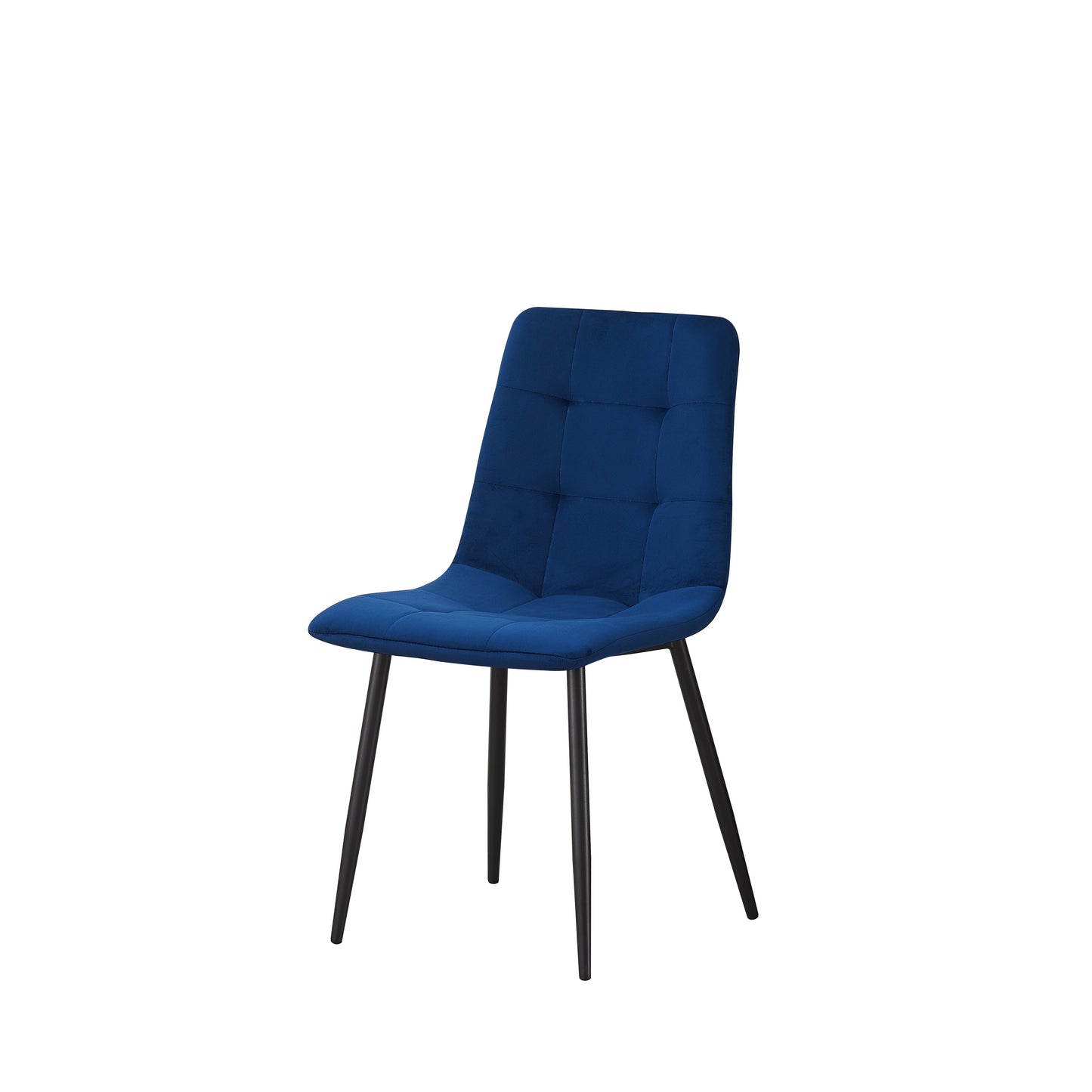MOF Florence Velvet Dining Chair Navy  (Set of x1, x2, x4 Chairs)