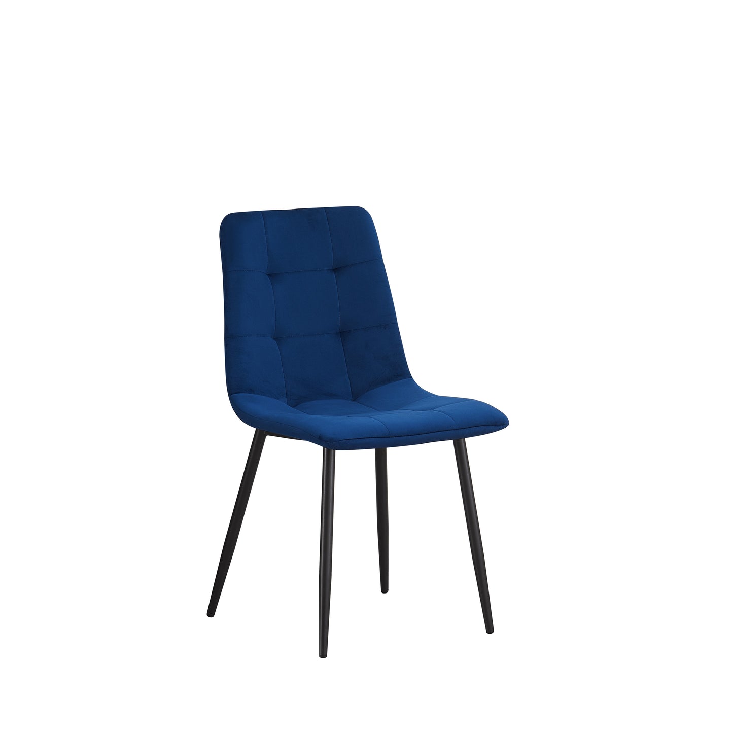 MOF Florence Velvet Dining Chair Navy  (Set of x1, x2, x4 Chairs)
