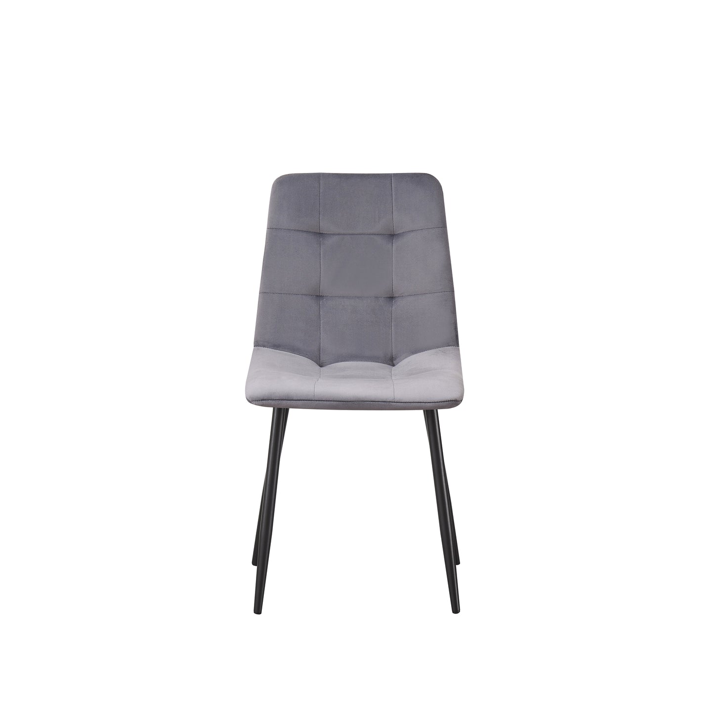MOF Florence Velvet Dining Chair Grey (Set of x1, x2, x4 Chairs)