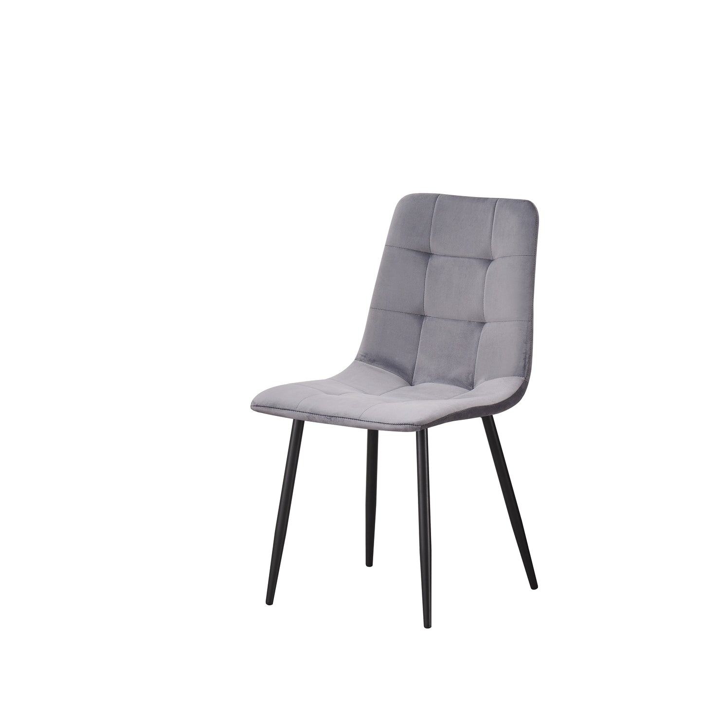 MOF Florence Velvet Dining Chair Grey (Set of x1, x2, x4 Chairs)