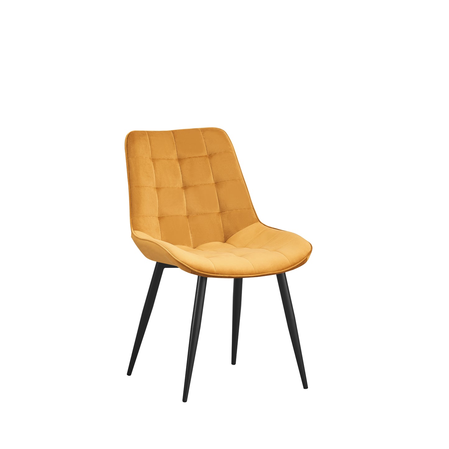 MOF Set of 4 Velvet R1 chairs Mixed Colour (Without Table)