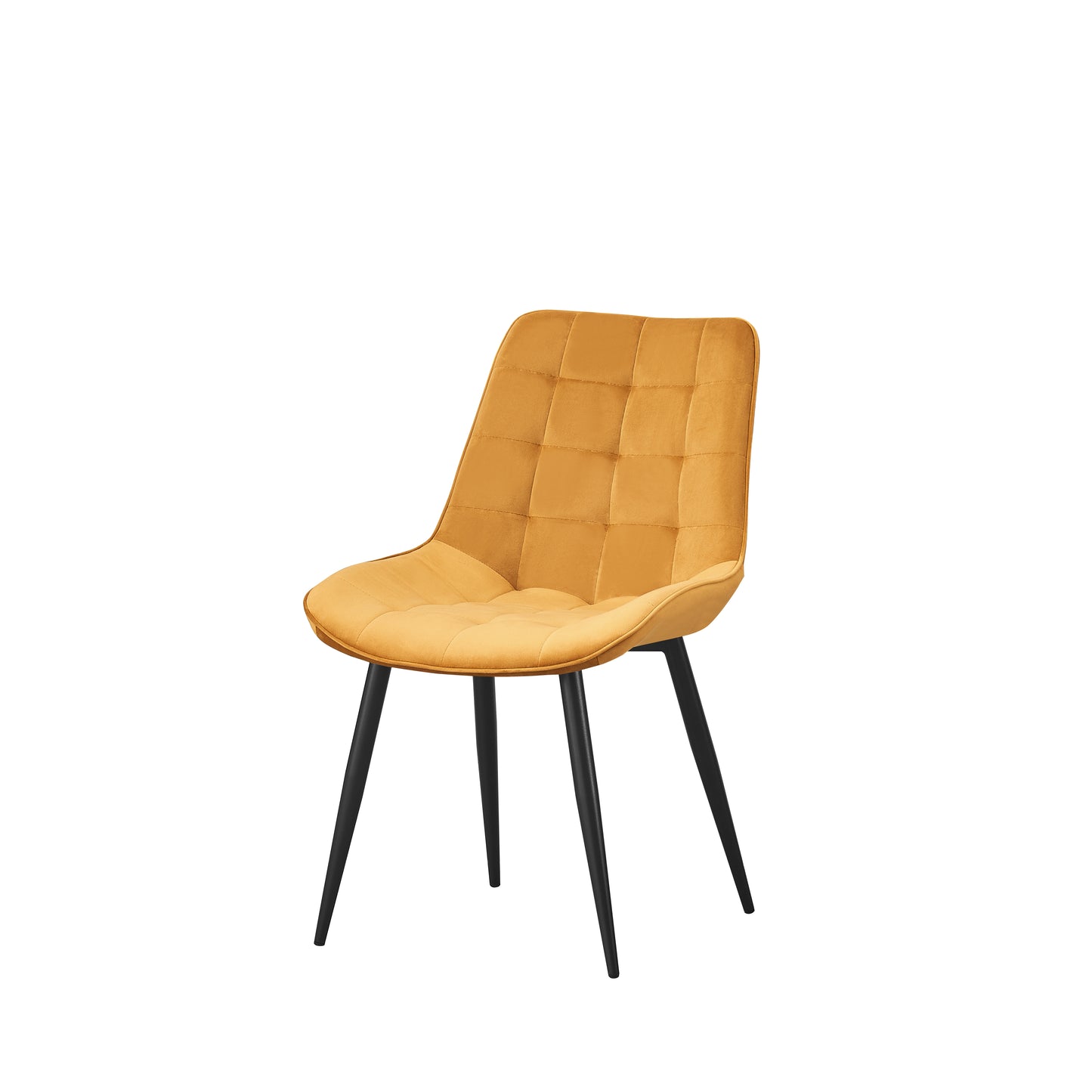 MOF Set of 4 Velvet R1 chairs Mixed Colour (Without Table)