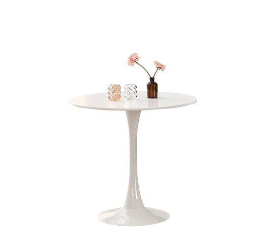 MOF Modern Tulip Round Dining Table with MDF Top 80cm Diameter