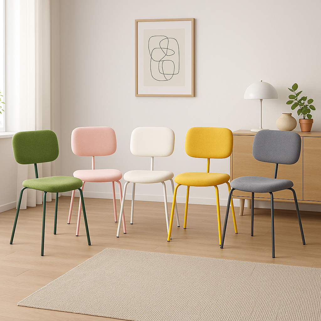 MOF Dining Chairs Set of 2 Modern Minimalist Dining Chairs Style: M254